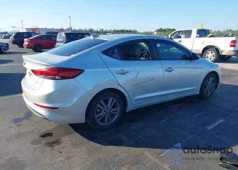 2018 Hyundai Elantra Sel из США, поврежденный, VIN 5NPD84LFXJH300232